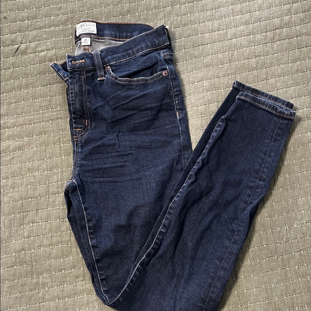 J. Crew Men's Deep Indigo Skinny Jeans